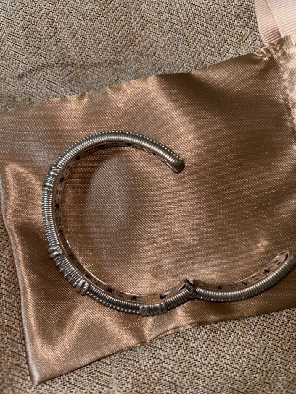 Judith ripka cz silver bracelet - Picture 4 of 5